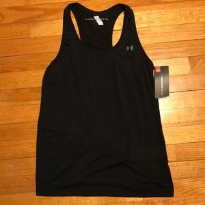 NWT Under Armour Sz S Black Racerback Threadborne